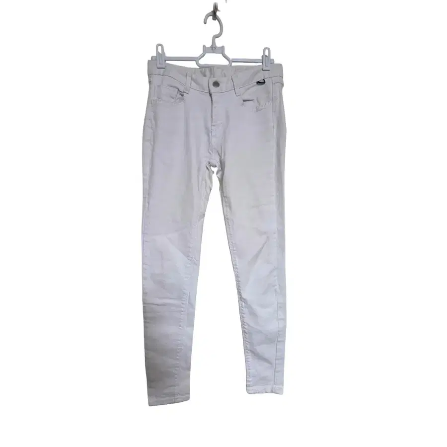 AURA DENIM 여성 화이트 데님 스키니진 (27)
