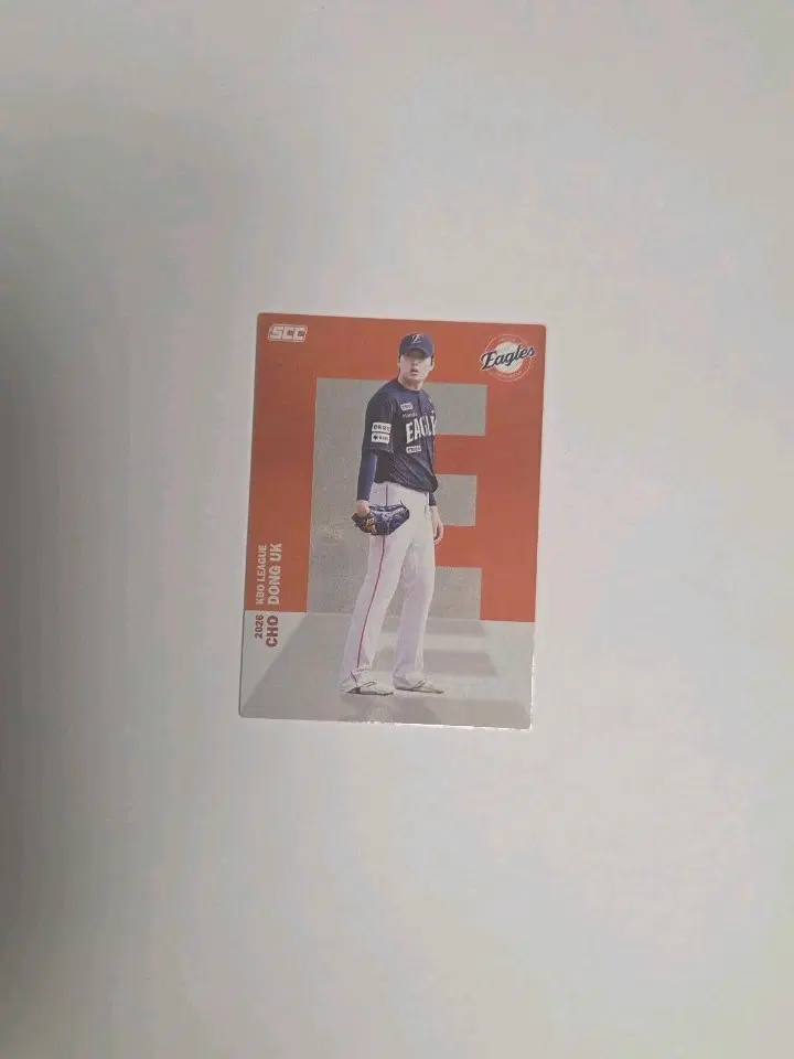 2026 SCC KBO 한화 이글스 조동욱 선수 알파벳 포카