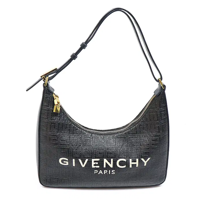 Givenchy(지방시) BB50PYB1GT 블랙 4G 코팅 캔버스 스몰 문 컷 아웃 호보 숄더백 MGD85748GI