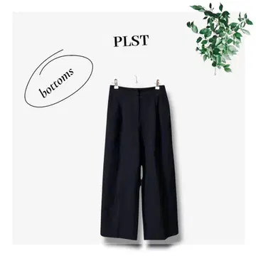 플라스테 PLST 웜 리저브 와이드 팬츠 다크 네이비 S 사이즈