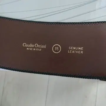 새상품 Claudio Orciani 가죽 벨트 85