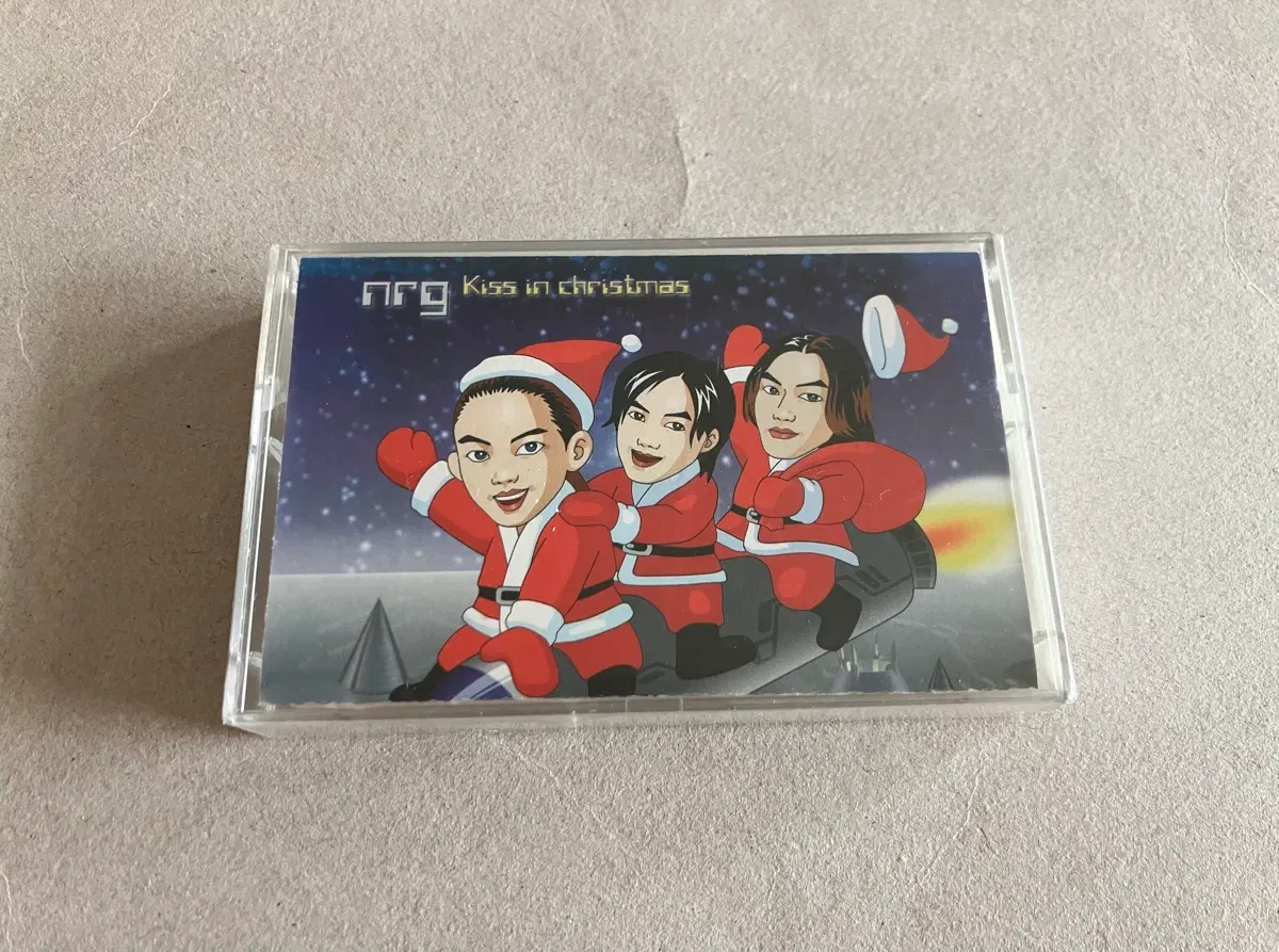 90년대 NRG 엔알지 Kiss In Christmas 미개봉 카세트테이프