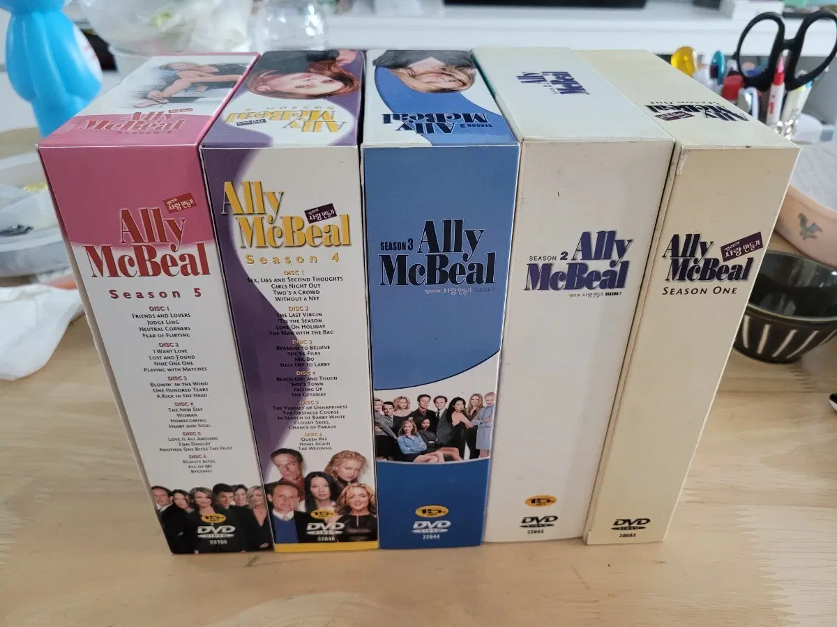 앨리 맥빌 앨리의 사랑만들기 시즌 1-5 DVD 세트