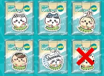 치이카와 세븐일레븐 PVC 참 하치와레 토끼 모몽가 랏코
