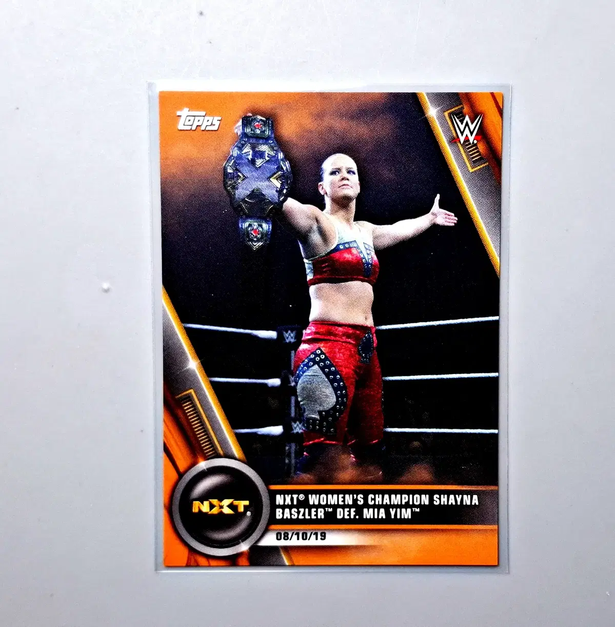 WWE 셰이나 베이즐러 50한정 오렌지 NXT 프로레슬링