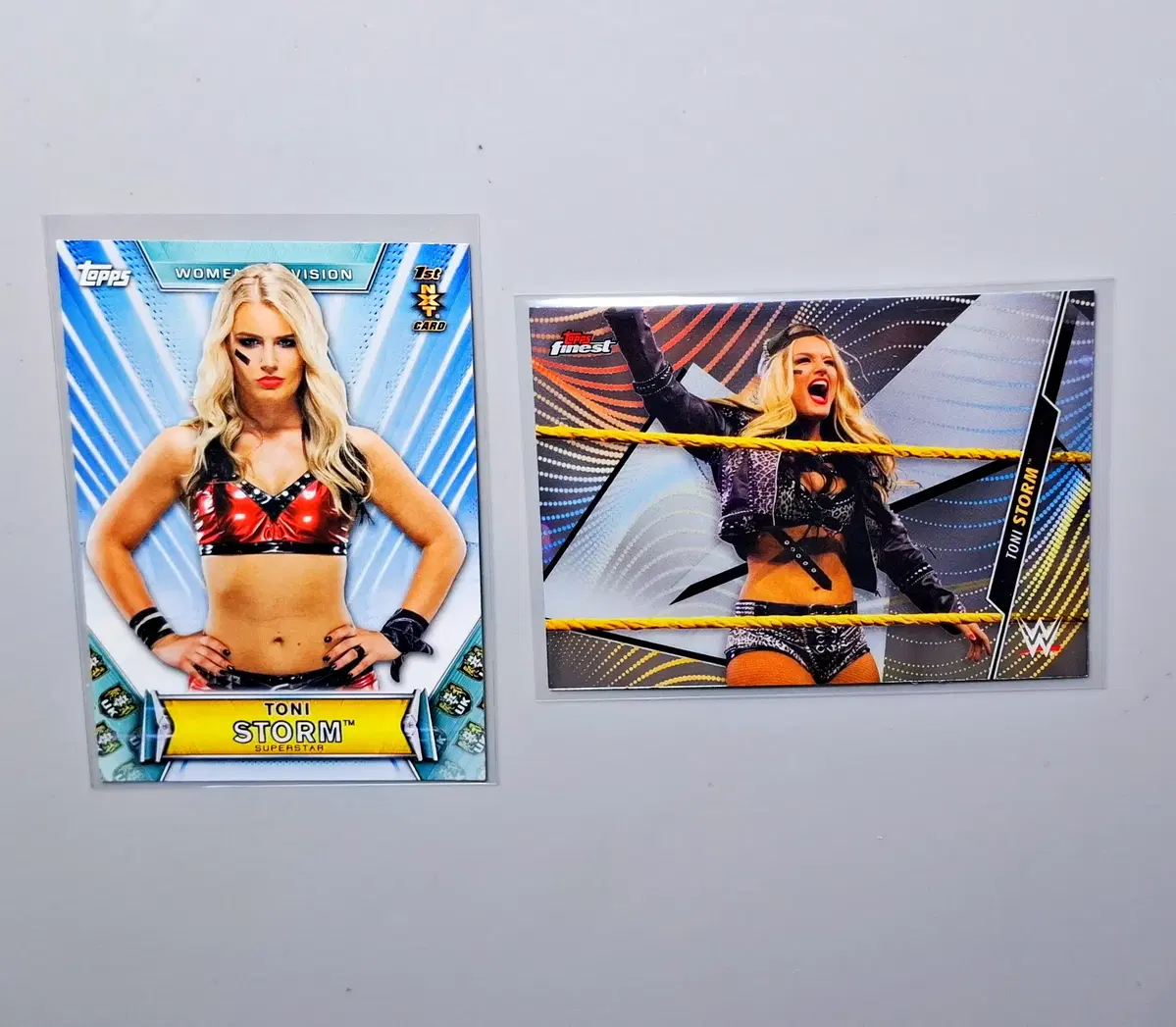 AEW 토니스톰 퍼스트 & 파이니스트 WWE NXT 프로레슬링카드