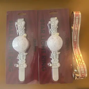 SEKAI NO OWARI STAR LIGHT RING 2개 은색 테이프 4개