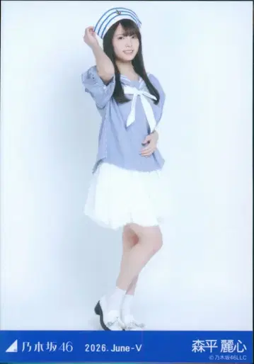 노기자카46 회장 한정판 브로마이드 모리에 레이신 2026 June V 가나가와현 ver. 코디 히키