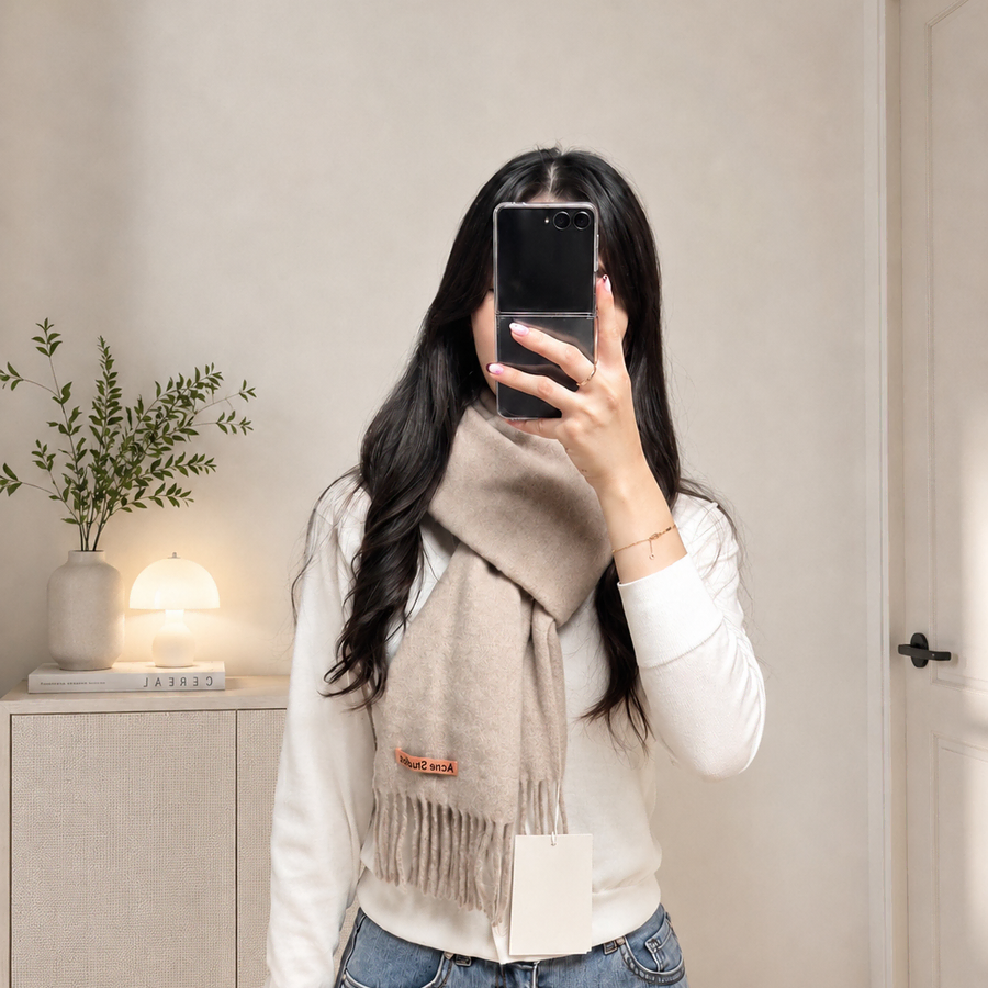 아크네 스튜디오 울 프린지 머플러 CA0218-633