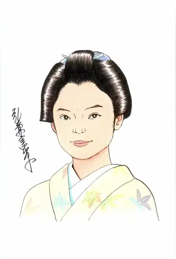 영화 [시삼] 내장객 특전 히로카네 켄시 그려 내린 엽서 미츠(후루카와 코토네)