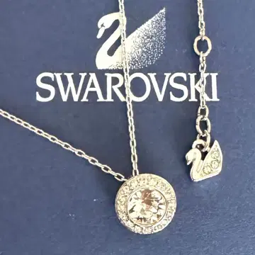 SWAROVSKI 스와로브스키 목걸이 Angelic 파베 실버