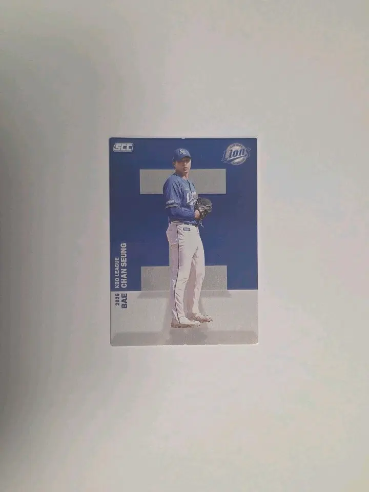 2026 SCC KBO 삼성 라이온즈 배찬승 선수 알파벳 포카