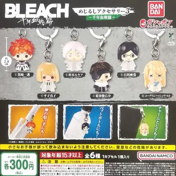BLEACH 메지루시 액세서리 3 ~천년혈전편~ 전 6종 컴플리트