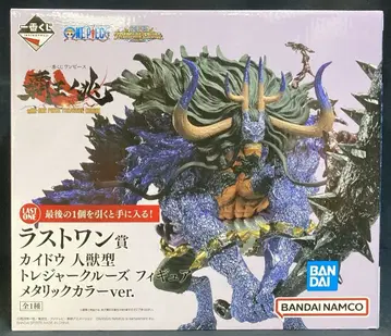 BANDAI SPIRITS 제일복권 원피스 패왕의 조짐 with ONE PIECE TREASURE CRUISE 라스트원상 카이도 인형 수인형 보물 크루즈 피규어 메탈릭 컬러ver.