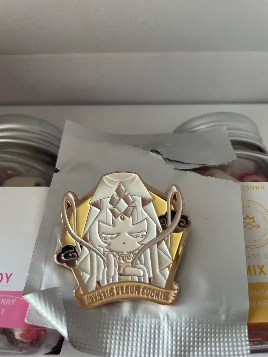 쿠키런 콜렉터블 핀뱃지 미플 미스틱플라워