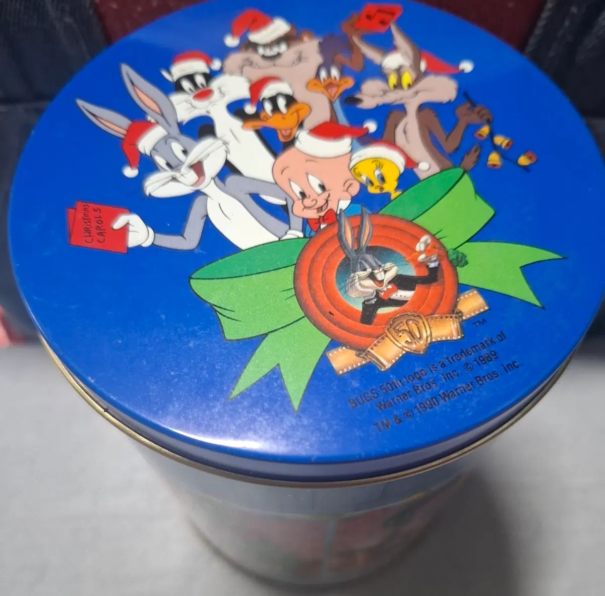루니툰 크리스마스 틴 케이스