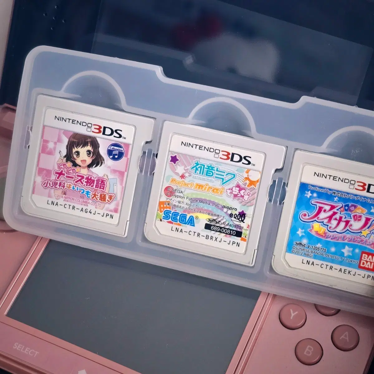 닌텐도 3DS 미쿠 아이카츠 아이엠스타 간호사 3종 세트