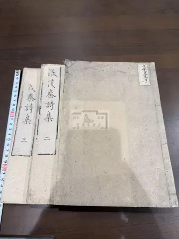 사무진 시집 3책 전질 화본 당본 한적 선장 한시 한문