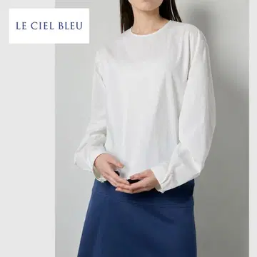 LE CIEL BLEU 르쉘블루 레이어드 퍼프 슬리브 블라우스 [ 36 ]