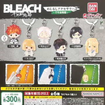 BLEACH 메지루시 액세서리 3 ~천년혈전편~ 전 6종 컴플리트