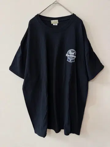 Pabst Blue Ribbon 반팔 셔츠 블랙 XL 사이즈
