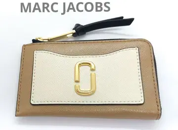 MARC JACOBS 코인 케이스 동전 지갑 키링 포함 카멜