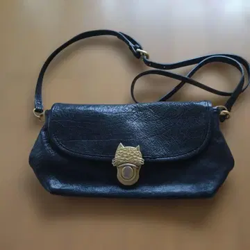 츠모리치사토 카리야 고양이 가죽 숄더백