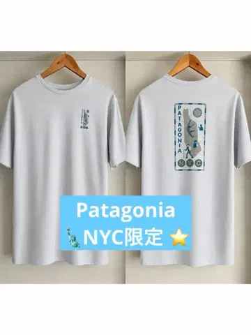 Patagonia 뉴욕 한정판 파타고니아 T셔츠 남성용 M사이즈