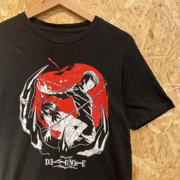 [ DEATH NOTE ] 데스노트 프린트 T셔츠 블랙 사이즈 M 레어