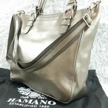 새상품급 HAMANO 하마노 핸드백 숄더백 2WAY 금 수납 가방 포함
