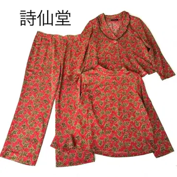 [ 새상품급 ] 시선당 히토시 타무라 워셔블 크레이프 원단 셋업 3세트 일본풍 패턴