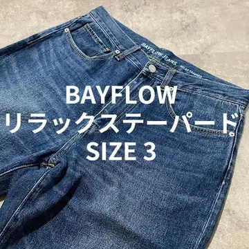 [ BAYFLOW ] 베이플로우 릴랙스 테이퍼드 데님 팬츠 M 사이즈