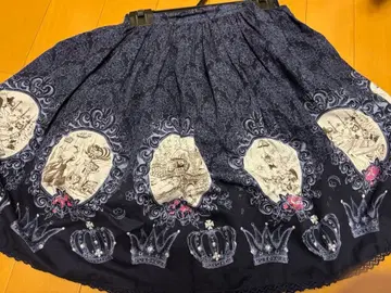 안티크 로리타 스커트 디즈니 앨리스 패턴