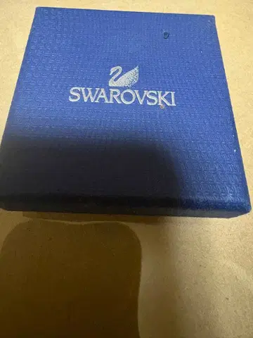 SWAROVSKI 목걸이 더블 서클 크리스탈