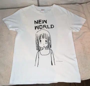 상대성 이론 New World 티셔츠 야쿠시마루 에츠코 White 밴딩