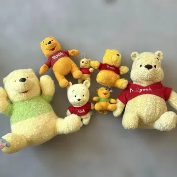 곰돌이 푸 봉제 인형 7세트