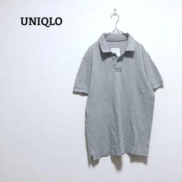 화이트 택 유니클로 피케 셔츠 캐주얼 젠더리스 면 코튼 100 M