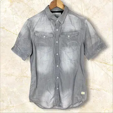 G-STAR RAW 지스타로우 데님 셔츠 반팔 S