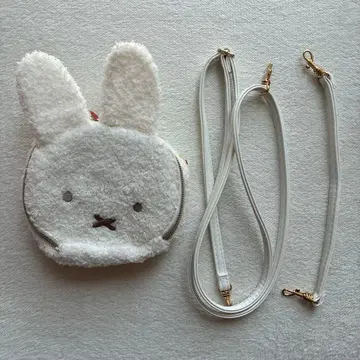 다카라지마샤 miffy 딸기 참의 2WAY 파우치 & 숄더백