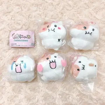 모치냐미 봉제 인형 마스코트 전 5종 풀 컴플리트