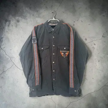Harley-Davidson 할리데이비슨 헤비 자켓 자수 로고