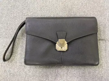 dunhill 던힐 세컨드 백 클러치백 블랙 가죽