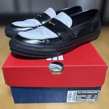 컨버스 코인로퍼 BLK/WHT 25cm