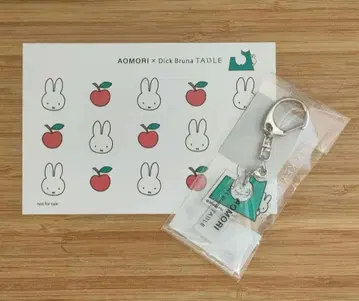 아오모리 한정판 미피 아크릴 키링 엽서