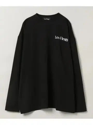 JEANASIS [ Les Fleurs ] 오버컷 LS 블랙 F