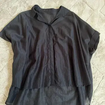 huitieme nid 마렛메트 반팔 셔츠 블라우스 블랙