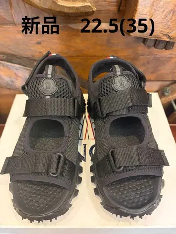 MONCLER 샌들 블랙 스포츠 샌들