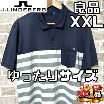 [ 선착순 ] 제이 린드버그 남성용 반팔 피케 셔츠 XXL 네이비 계열