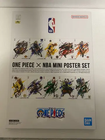 ONE PIECE x NBA MINI POSTER 원피스