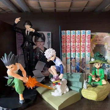 HUNTER x HUNTER 피규어 묶음 판매 키루아 곤 클로로